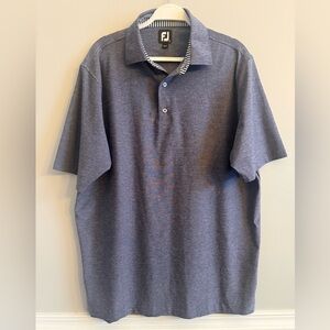 FootJoy performance golf men’s polo, navy, like new, Large